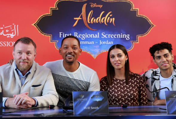Naomi Scott - &quot;Aladdin&quot; Press Conference in Jordan || 2019