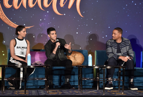 Naomi Scott - &quot;Aladdin&quot; Press Conference in Los Angeles || 05-19-2019