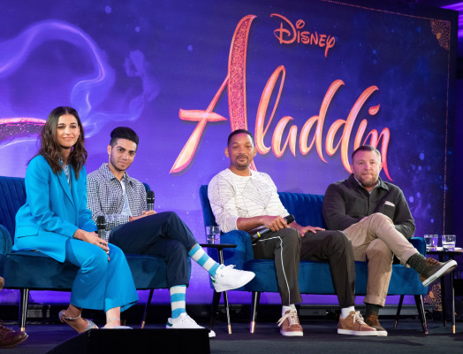 Naomi Scott - &quot;Aladdin&quot; Photocall in London - Inside || 05-10-2019