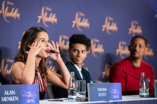 Naomi Scott - &quot;Aladdin&quot; Press Conference in Berlin || 2019