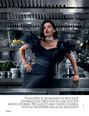 NAOMI SCOTT in Elle Magazine, Italy March 2020