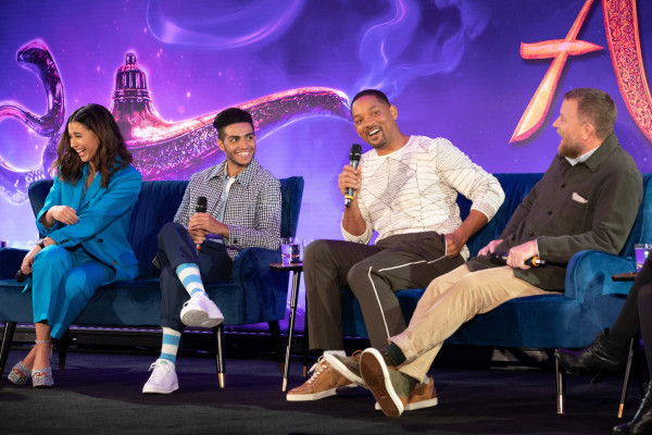 Naomi Scott - &quot;Aladdin&quot; Photocall in London - Inside || 05-10-2019