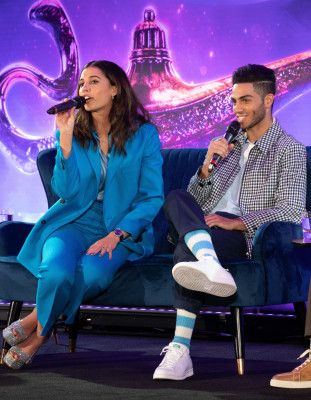 Naomi Scott - &quot;Aladdin&quot; Photocall in London - Inside || 05-10-2019