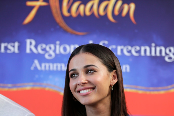 Naomi Scott - &quot;Aladdin&quot; Press Conference in Jordan || 2019
