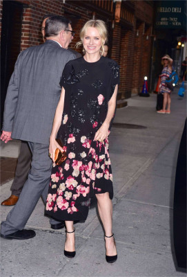 Naomi Watts at The Late Show with Stephen Colbert in NY