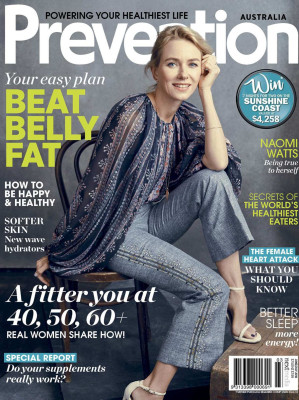 Naomi Watts in Prevention Magazine, Australia June 2018