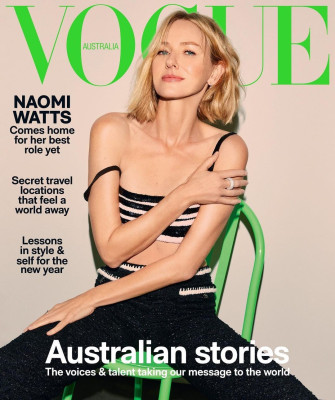 Naomi Watts by Carin Backoff for Vogue Australia // January 2021
