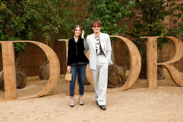 Natalia Dyer and Charlie Heaton – Christian Dior Fashion Show in Paris 09/24/201