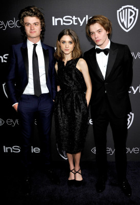  Natalia Dyer attends the 2017 Golden Globes after party on January 8 in LA