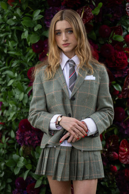 Natalia Dyer at The Cartier Queen&#039;s Cup Polo 2025 in Guards Polo Club in Egham