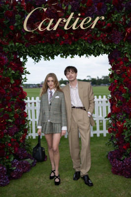 Natalia Dyer at The Cartier Queen&#039;s Cup Polo 2025 in Guards Polo Club in Egham