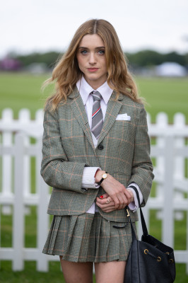 Natalia Dyer at The Cartier Queen&#039;s Cup Polo 2025 in Guards Polo Club in Egham