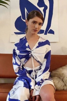 NATALIA DYER for Who Wears What Shot over Facetime, August 2020