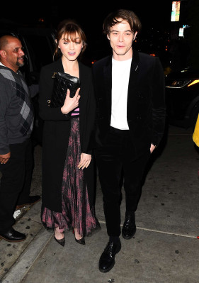 Natalia Dyer and Charlie Heaton – Dior Addict Lacquer Pump Launch Party
