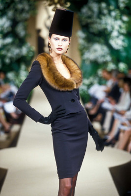 Natalia Semanova ~ Yves Saint Laurent Fall/Winter Haute Couture 1997