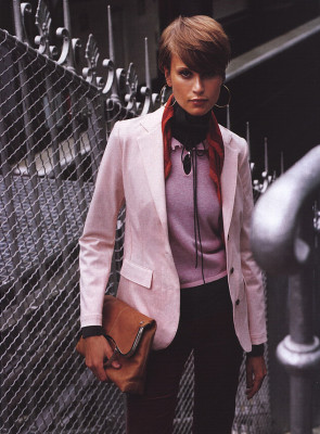 Natalia Semanova ~ Elle USA September 2000 by Andre Carrara