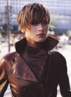Natalia Semanova ~ Elle USA September 2000 by Andre Carrara