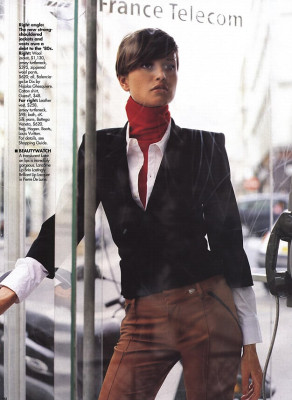Natalia Semanova ~ Elle USA September 2000 by Andre Carrara