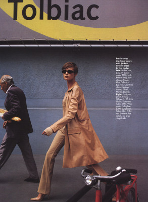 Natalia Semanova ~ Elle USA September 2000 by Andre Carrara