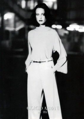 Natalia Semanova ~ Giorgio Armani Fall/Winter 98.99 by Paolo Roversi