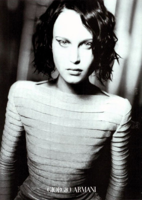 Natalia Semanova ~ Giorgio Armani Fall/Winter 98.99 by Paolo Roversi