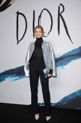 NATALIA VODIANOVA at Dior Homme Fashion Show at Paris Fashion Week 