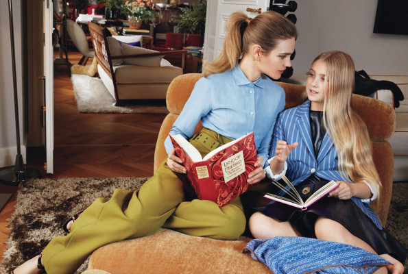 Natalia Vodianova - At Home Duplex Her Apartament in Paris