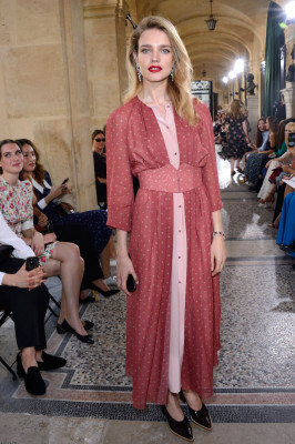 Natalia Vodianova - Ulyana Sergeenko Fashion Show in Paris