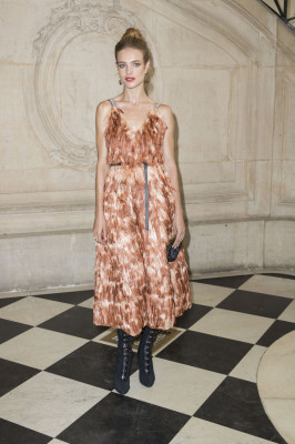 Natalia Vodianova – Christian Dior Fashion Show in Paris