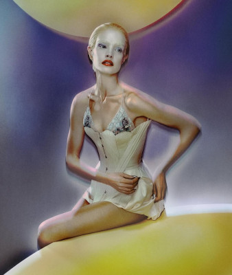 Natalia Vodianova ~ Ulyana Sergeenko Haute Couture SS2025 by Elizaveta Porodina