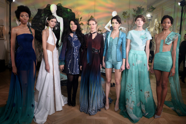 Natalia Vodianova attends Gyunel presentation at the Hotel Ritz 