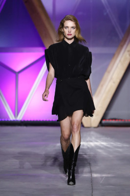 Natalia Vodianova - walks the Runway at Fashion for Relief Cannes