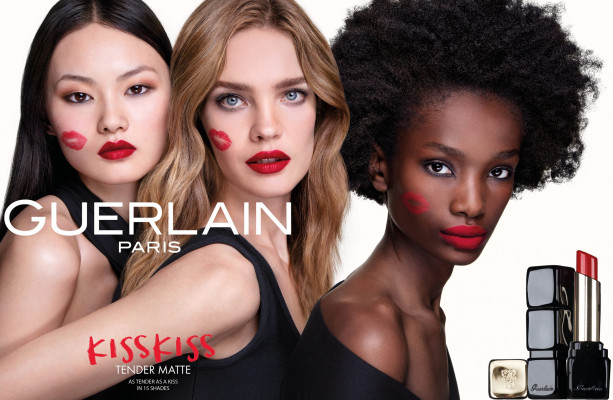 Natalia Vodianova - 2021 Guerlain KissKiss Lipstick Campaign 