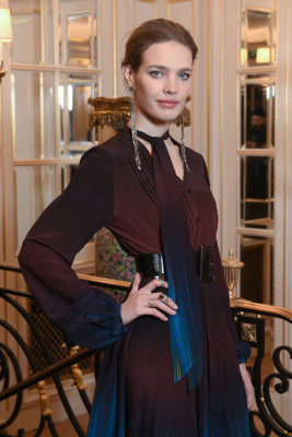 Natalia Vodianova attends Gyunel presentation at the Hotel Ritz 