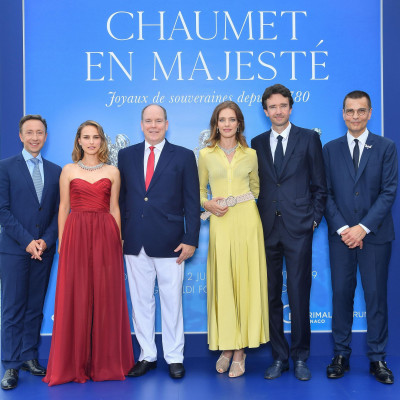 Natalia Vodianova - Chaumet tribute to the iconic tiara exhibition in Monaco
