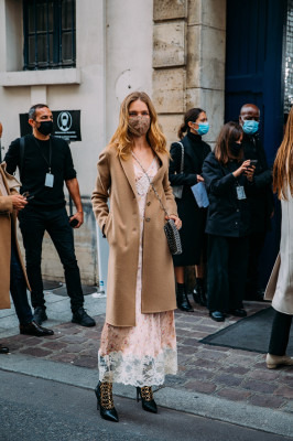 Natalia Vodianova - Paco Rabanne Spring/Summer 2021 Fashion Show in Paris