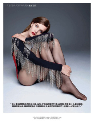 NATALIA VODIANOVA in Vogue Magazine, China September 2019