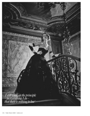 NATALIA VODIANOVA in Tatler Magazine, UK March 2020