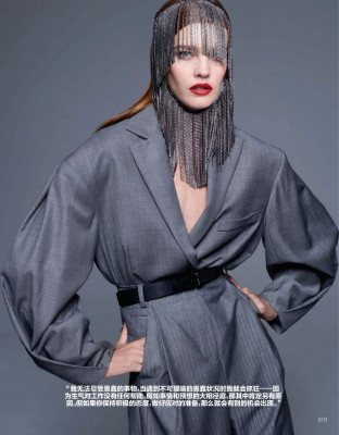 NATALIA VODIANOVA in Vogue Magazine, China September 2019