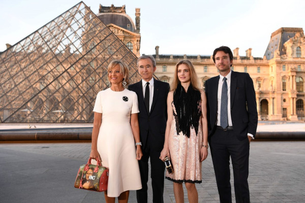 Natalia Vodianova at Louis Vuitton Dinner Party, Louvre in Paris 