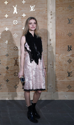Natalia Vodianova at Louis Vuitton Dinner Party, Louvre in Paris 