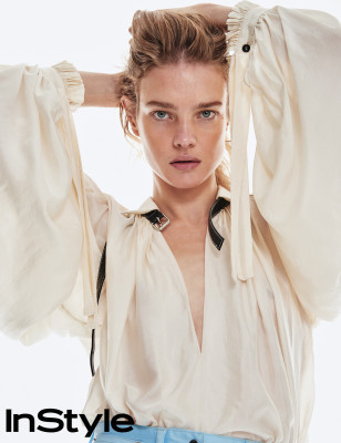 Natalia Vodianova - by Chris Colls For InStyle US 2018