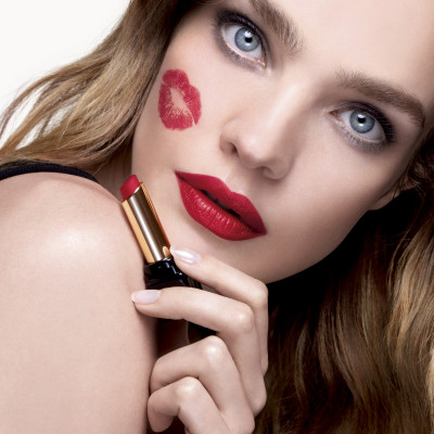 Natalia Vodianova - 2021 Guerlain KissKiss Lipstick Campaign