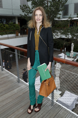 Natalia Vodianova - Attend the semi-finals of Roland Garros in Paris