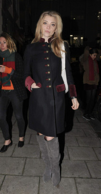 Natalie Dormer - Leaving The Haymarket Theatre in London December 2017