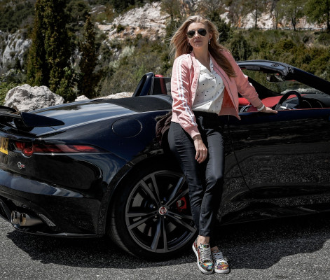 Natalie Dormer - Jaguar Drive Nice To Monaco With David Gandy - Day 2 05/10/2019