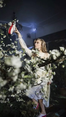 Natalie Dormer - Crocs Platforms Promotional Shoot (2019)