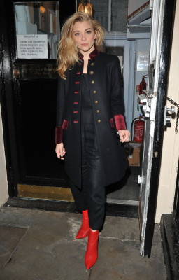 Natalie Dormer Leaving The Haymarket Theatre in London October 2017