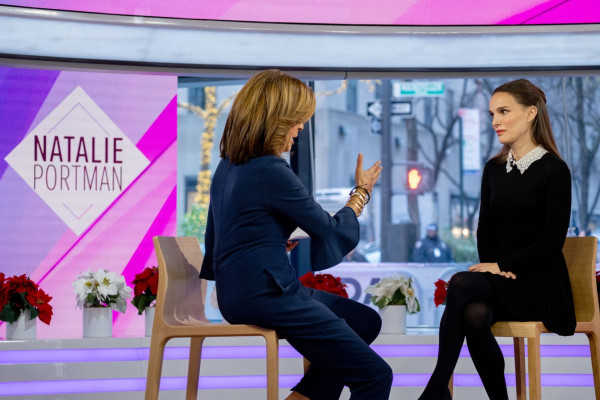 Natalie Portman at TODAY Show appearance in New York 11/28/23