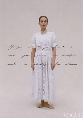 Natalie Portman by Jess James for Vogue China // September 2021